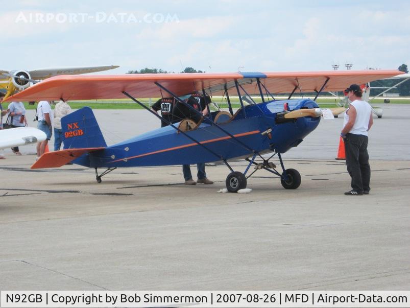N92GB, 2006 Pietenpol Air Camper C/N B402, EAA MERFI event at Mansfield, OH