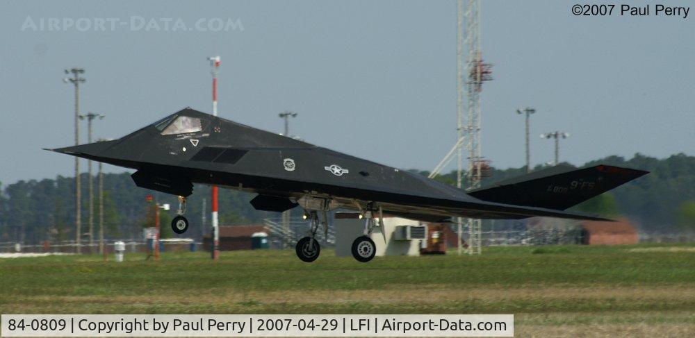84-0809, 1983 Lockheed F-117A Nighthawk C/N A.4034, Back to earth