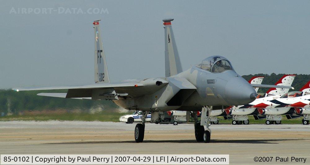 85-0102, 1985 McDonnell Douglas F-15C Eagle C/N 0955/C344, The Ironmen cometh