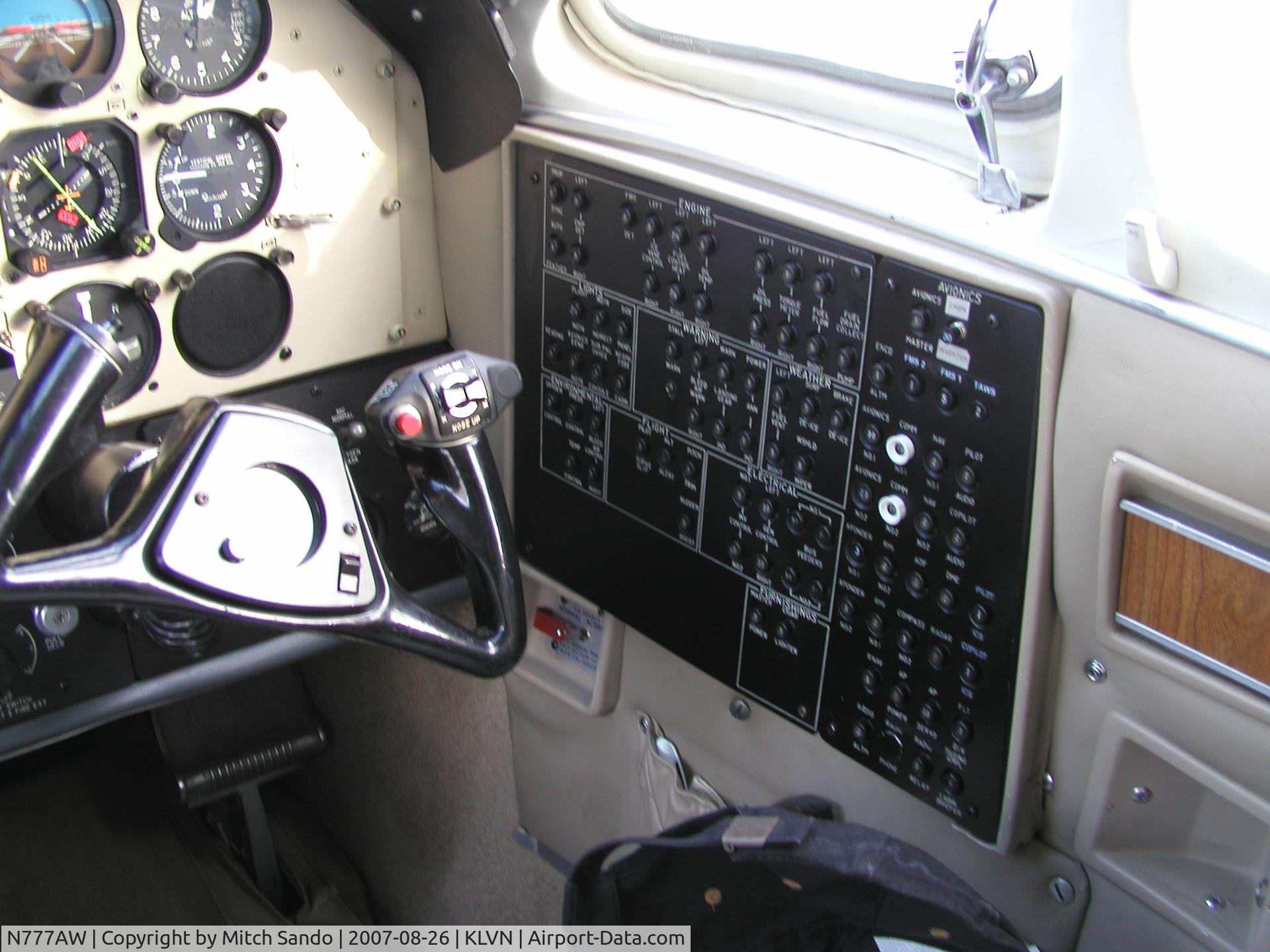 N777AW, 1979 Beech 200 C/N BB-536, Thanks to Advanced Wireless Communications for this picture.