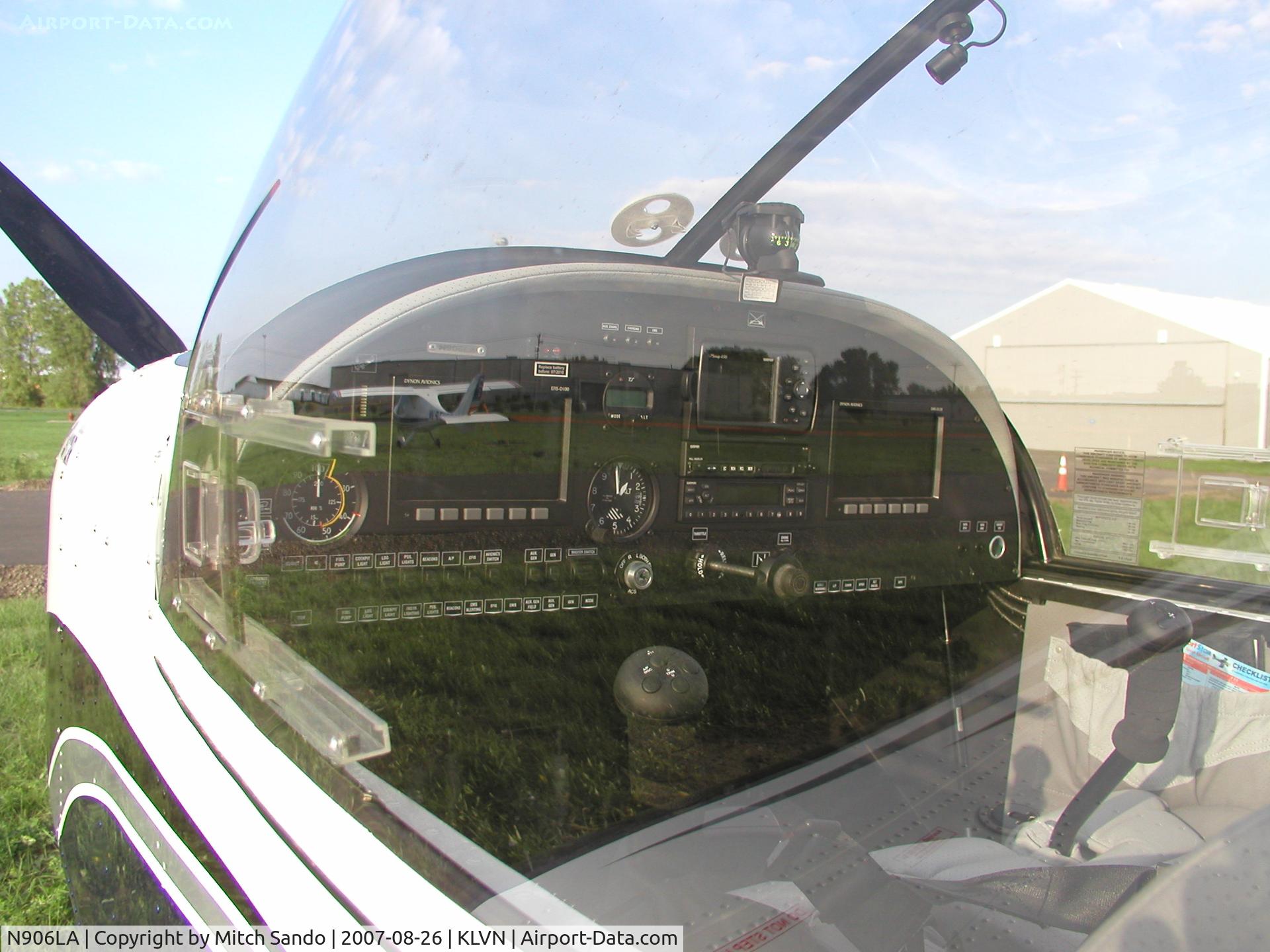 N906LA, 2007 Evektor-Aerotechnik Sportstar Plus C/N 20070906, Tied down at Airlake.