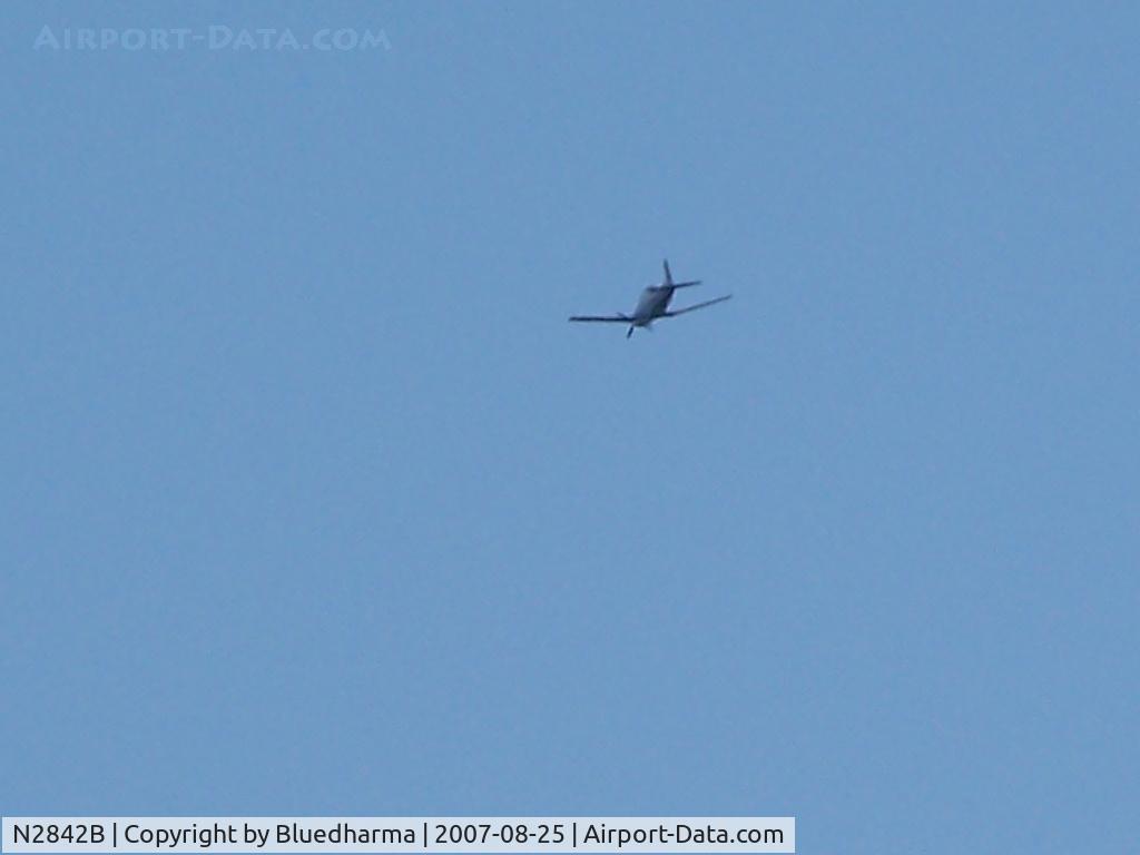 N2842B, 1997 Raytheon T-6A C/N PT-19/28, Flying over Columbine High School