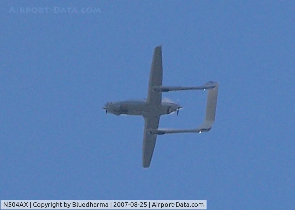 N504AX, 2004 Adam Aircraft A500 C/N 0004, Flying over Columbine High School, on route to KAPA