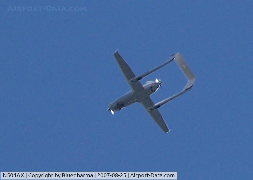 N504AX, 2004 Adam Aircraft A500 C/N 0004, Flying over Columbine High School, on route to KAPA