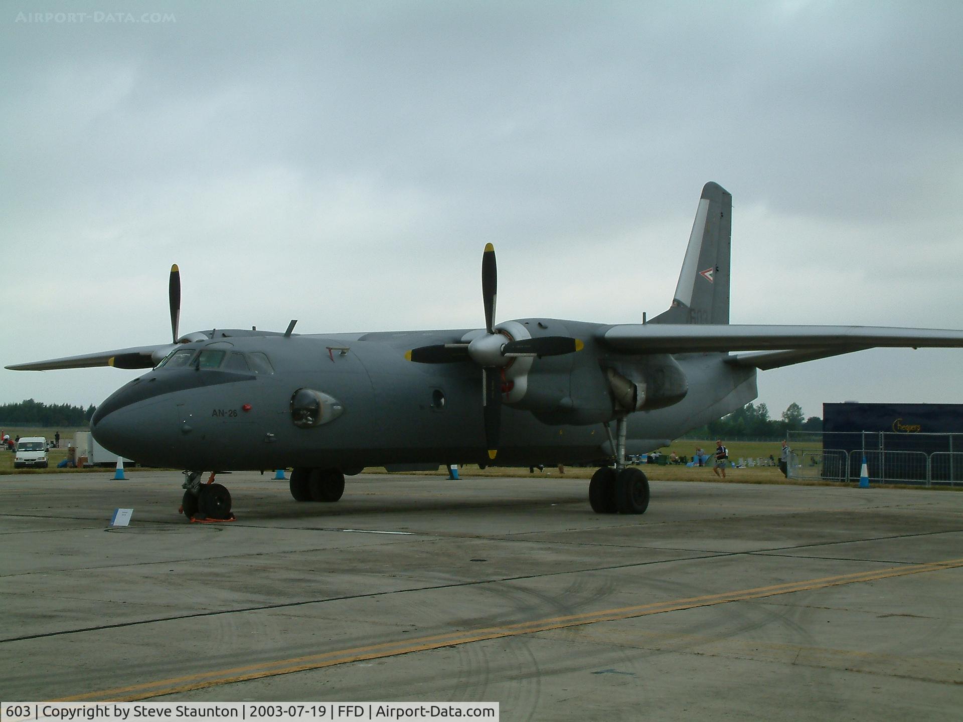 603, 1975 Antonov An-26 C/N 3603, Royal International Air Tattoo 2003