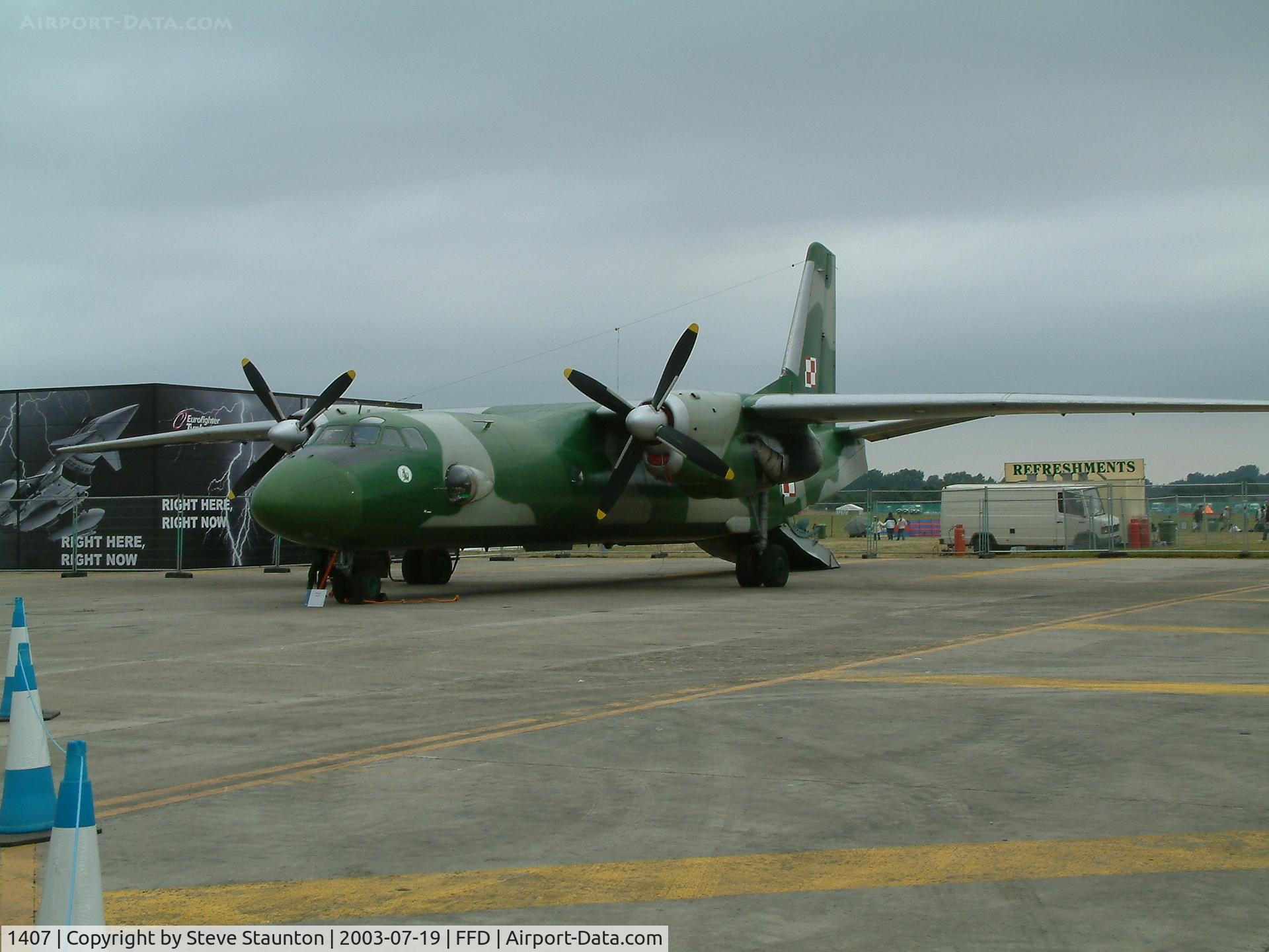 1407, Antonov An-26B C/N 1407, Royal International Air Tattoo 2003