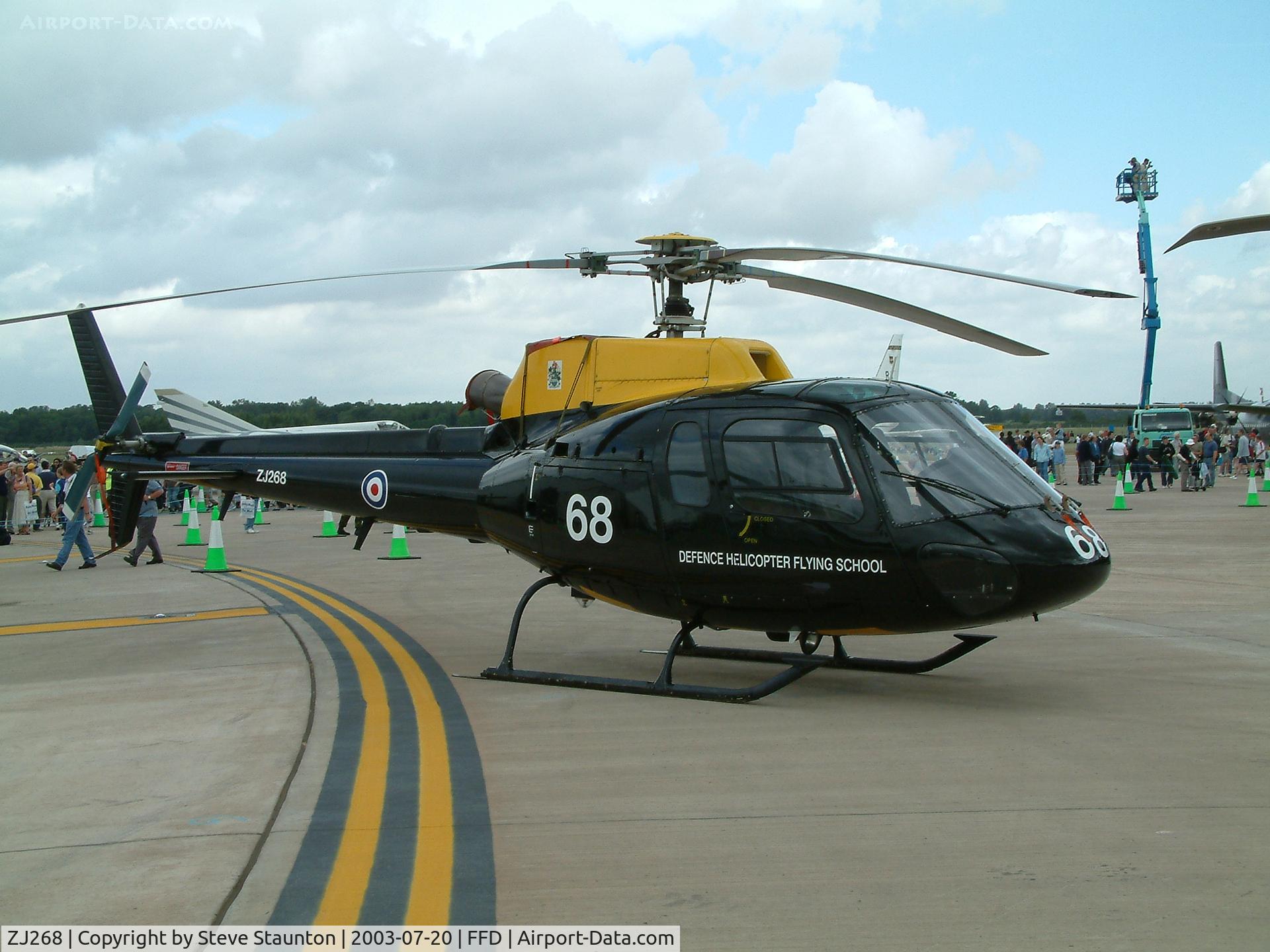 ZJ268, 1997 Eurocopter AS-350BB Squirrel HT1 Ecureuil C/N 2997, Royal International Air Tattoo 2003