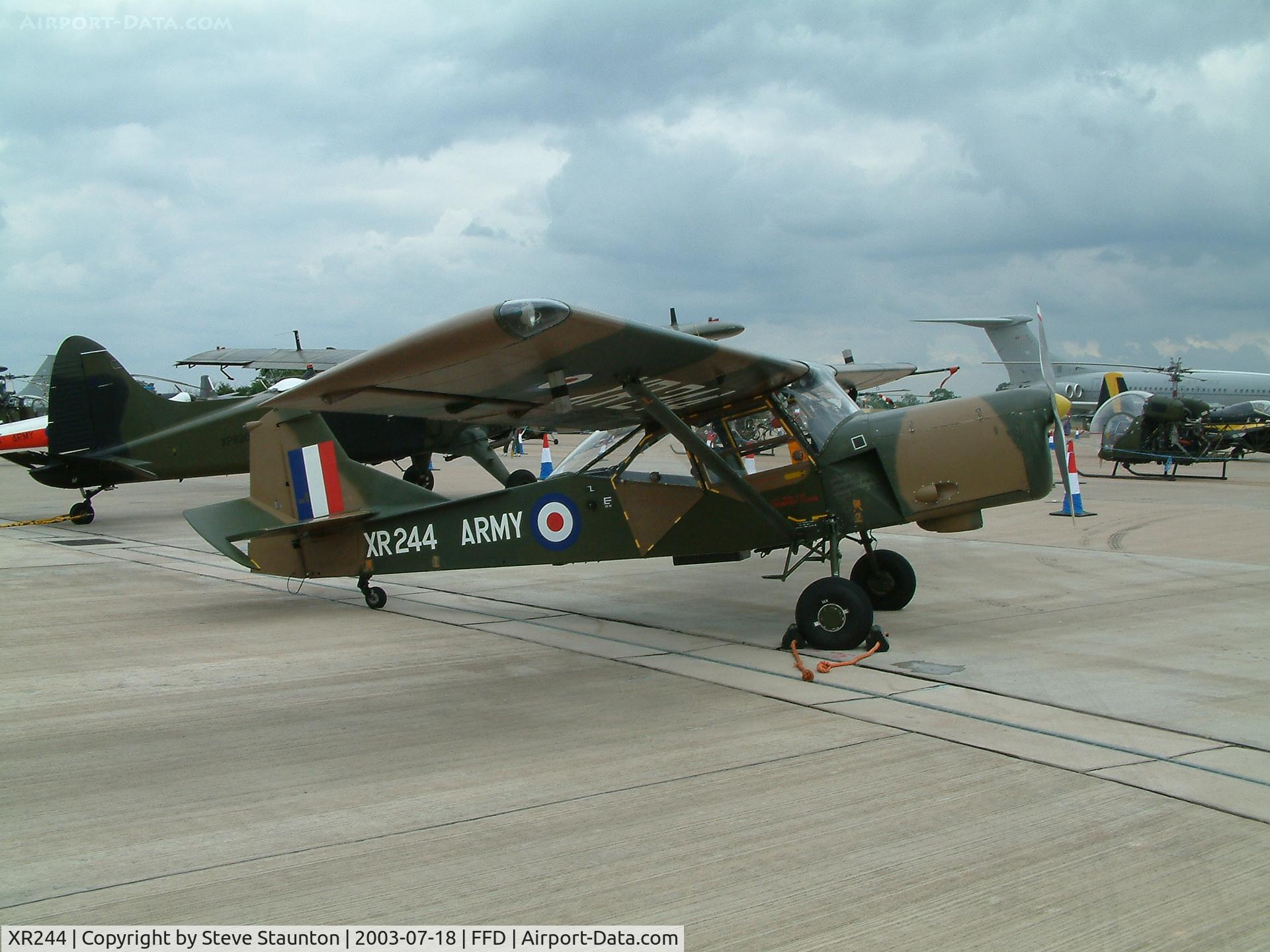 XR244, 1962 Auster AOP.9 C/N B5/10/181, Royal International Air Tattoo 2003