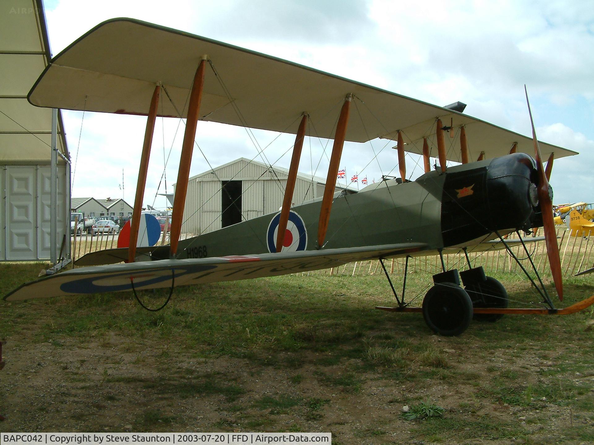 BAPC042, 1968 Avro 504K Replica C/N BAPC.042, Royal International Air Tattoo 2003