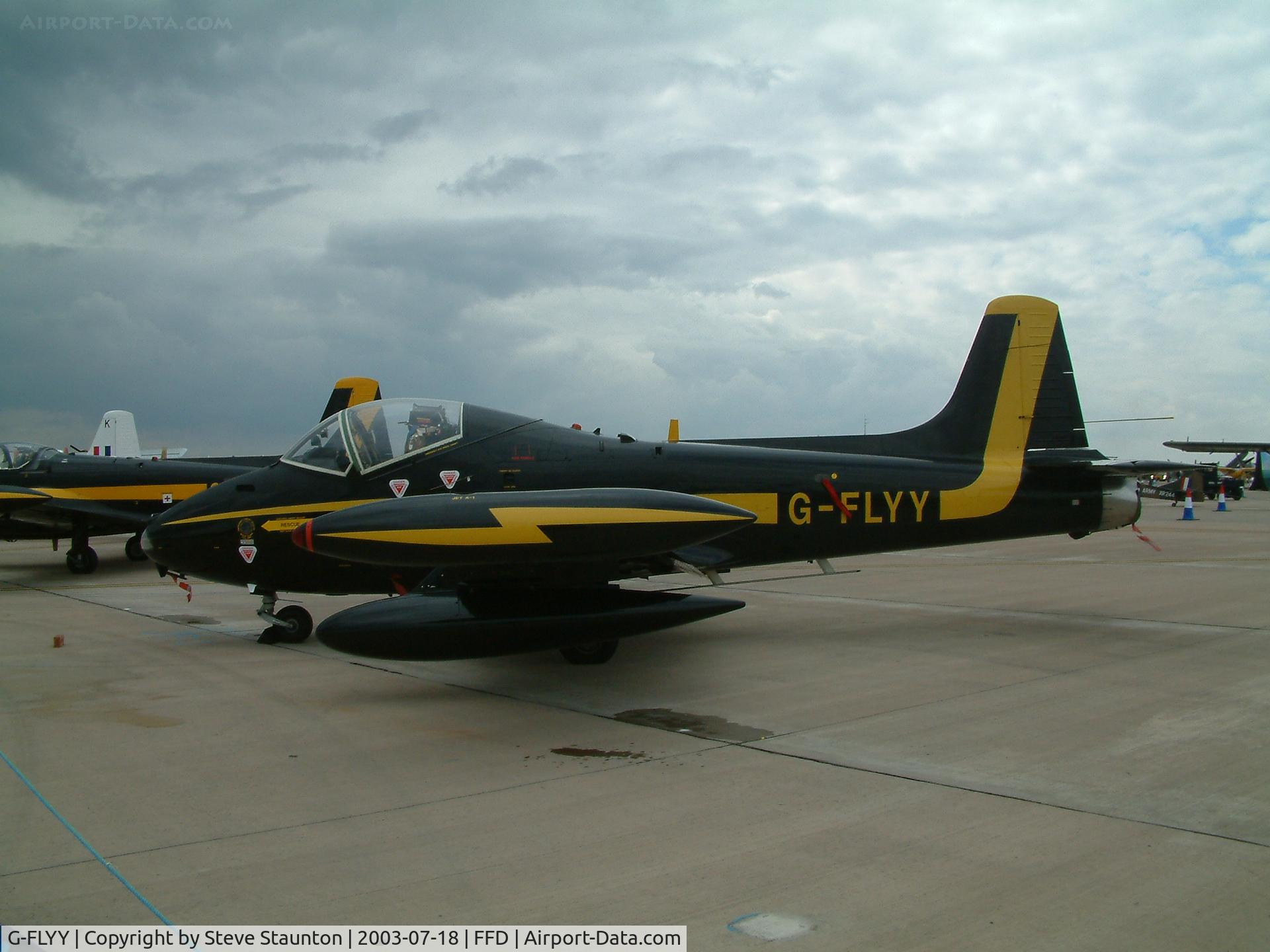 G-FLYY, 1969 BAC 167 Strikemaster Mk.80 C/N EEP/JP/163, Royal International Air Tattoo 2003