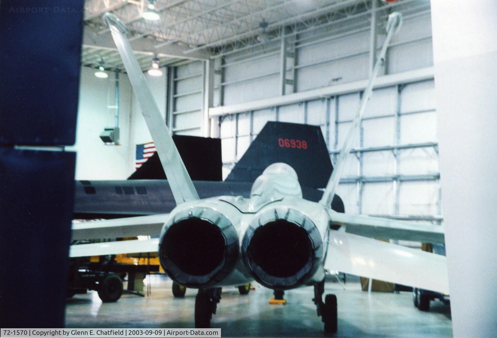 72-1570, 1973 Northrop YF-17A Cobra C/N C0002, YF-17A Cobra at the Battleship Alabama memorial