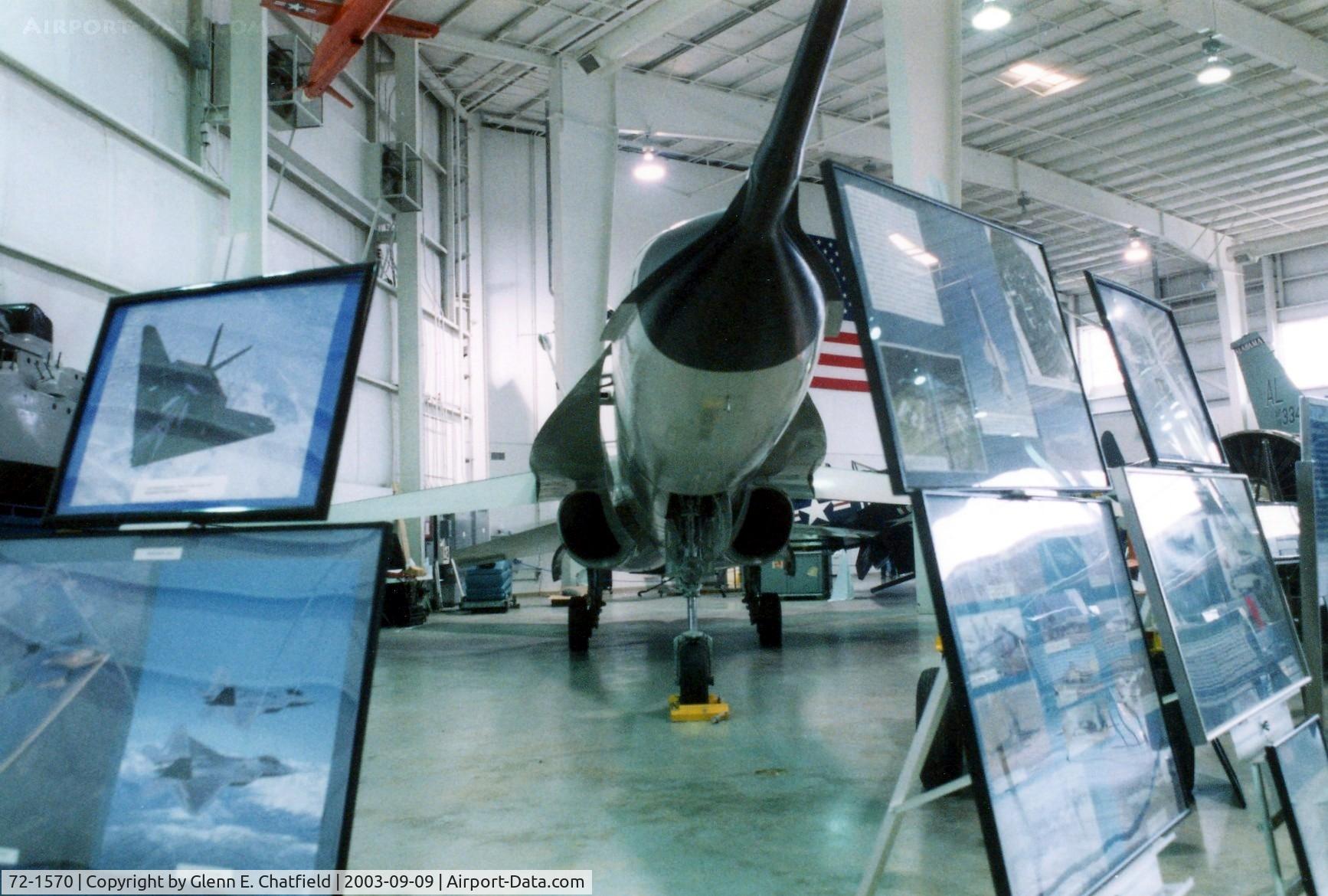 72-1570, 1973 Northrop YF-17A Cobra C/N C0002, YF-17A Cobra at the Battleship Alabama memorial