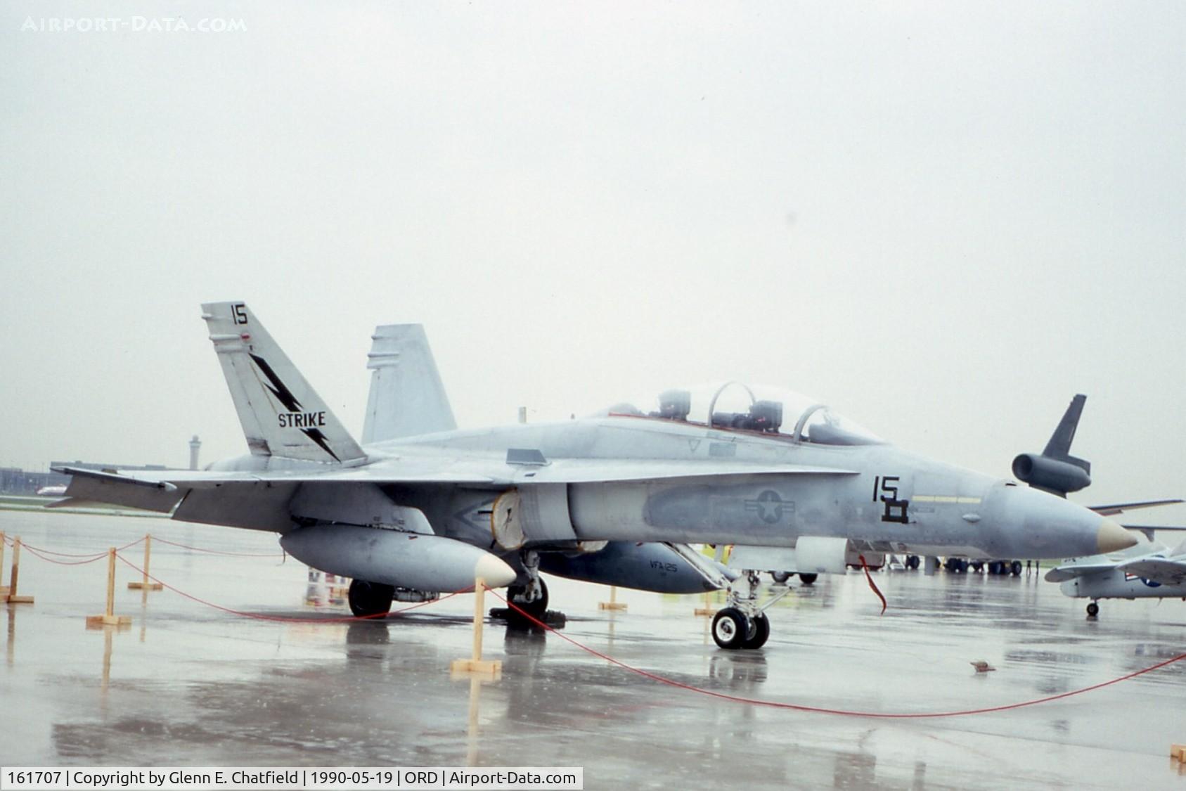 161707, McDonnell Douglas F/A-18B-8-MC Hornet C/N 0053/B014, F/A-18B at the ANG/AFR open house