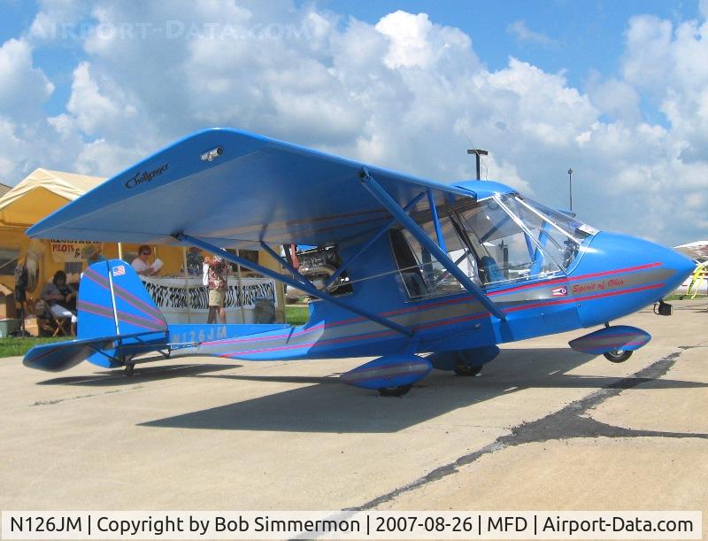 N126JM, 2002 Quad City Challenger II Clipwing Special C/N CH2-1101-CW-2145, EAA MERFI event at Mansfield, OH