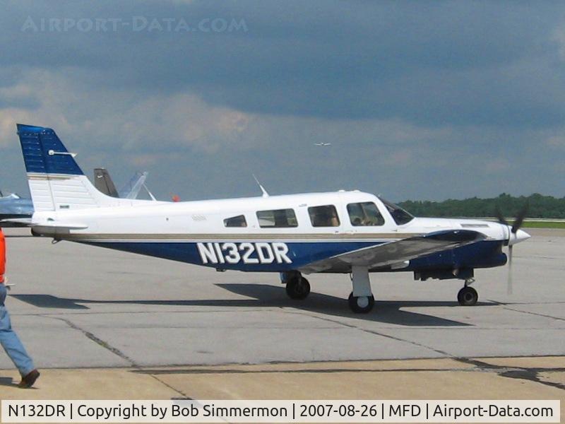 N132DR, 1980 Piper PA-32R-301T Turbo Saratoga C/N 32R-8029108, EAA MERFI event at Mansfield, OH