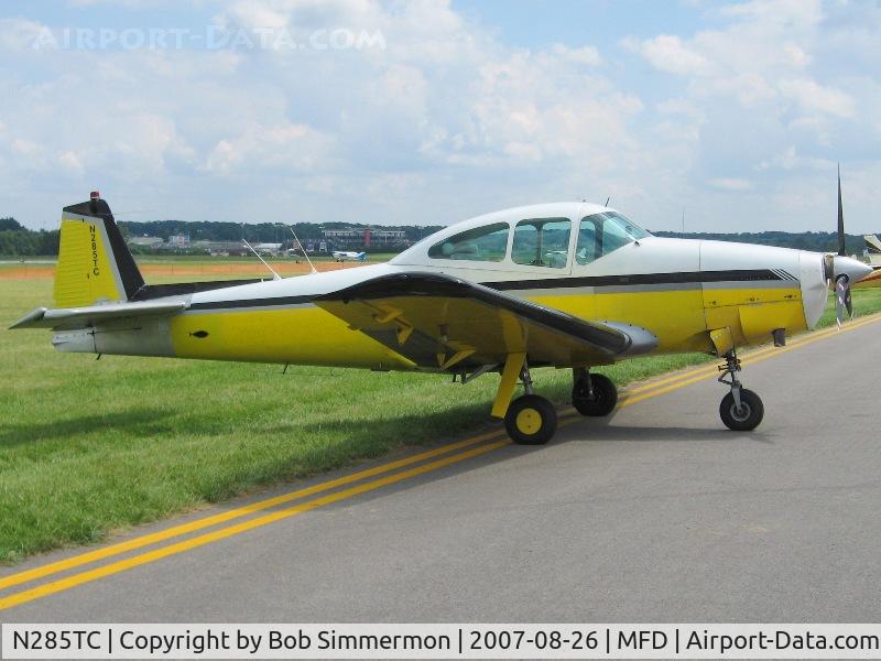 N285TC, 1947 North American Navion (NA-145) C/N NAV-4-473, EAA MERFI event at Mansfield, OH