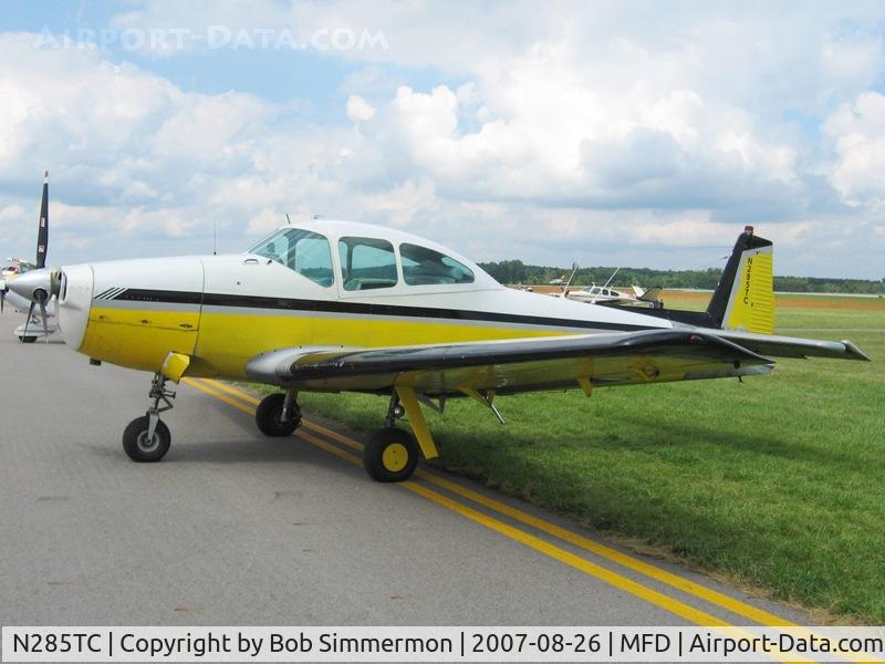 N285TC, 1947 North American Navion (NA-145) C/N NAV-4-473, EAA MERFI event at Mansfield, OH