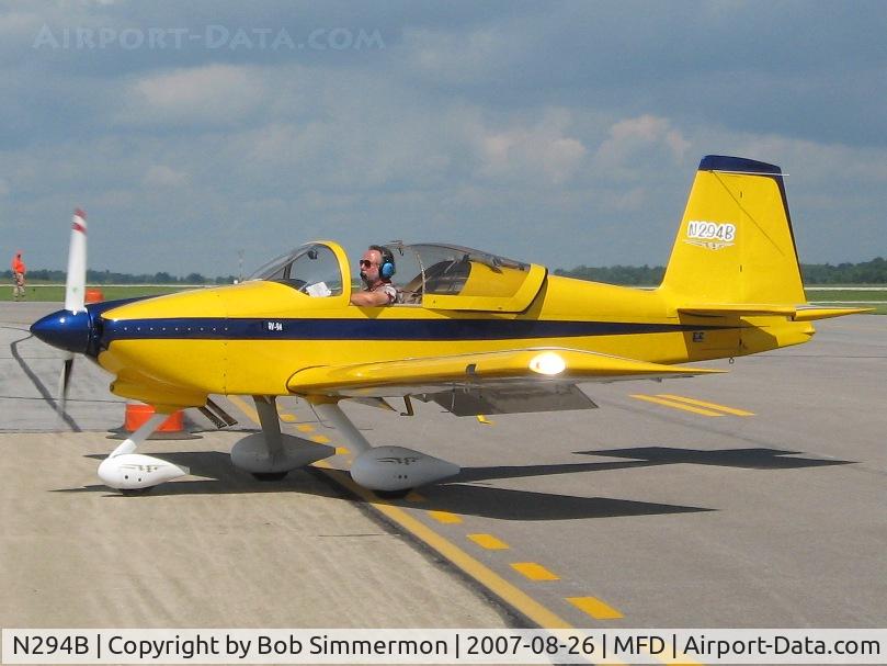 N294B, 2004 Vans RV-9A C/N 90606, EAA MERFI event at Mansfield, OH