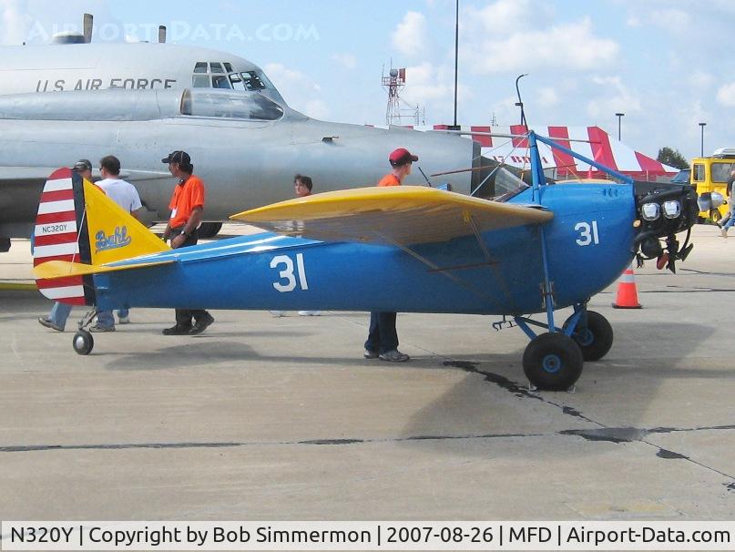 N320Y, 1931 Buhl LA-1 C/N 108, EAA MERFI event at Mansfield, OH