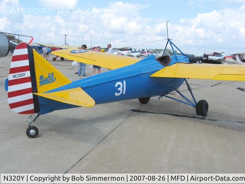 N320Y, 1931 Buhl LA-1 C/N 108, EAA MERFI event at Mansfield, OH