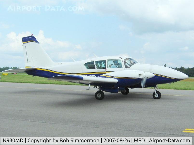 N930MD, 1967 Piper PA-23-250 Aztec C/N 27-3787, EAA MERFI event at Mansfield, OH