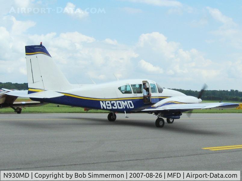N930MD, 1967 Piper PA-23-250 Aztec C/N 27-3787, EAA MERFI event at Mansfield, OH