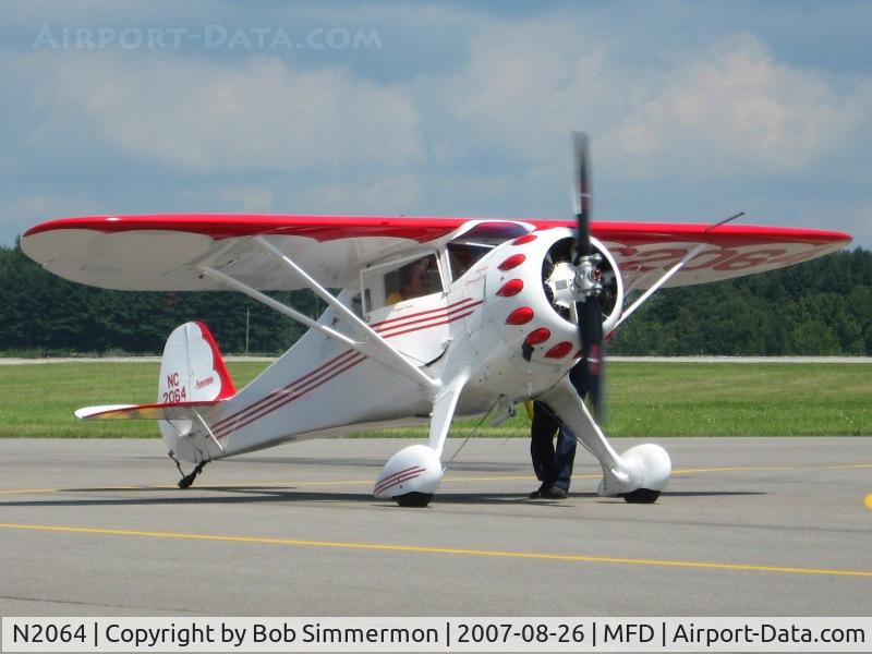 N2064, 1937 Monocoupe 110 Special C/N A748, EAA MERFI event at Mansfield, OH