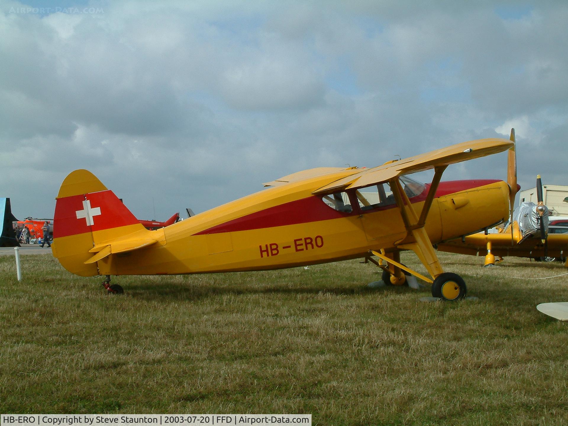 HB-ERO, 1943 Fairchild UC-61K Argus III (24R-46A) C/N 891, Royal International Air Tattoo 2003