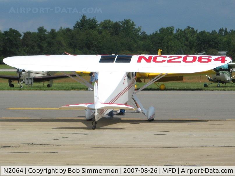 N2064, 1937 Monocoupe 110 Special C/N A748, EAA MERFI event at Mansfield, OH