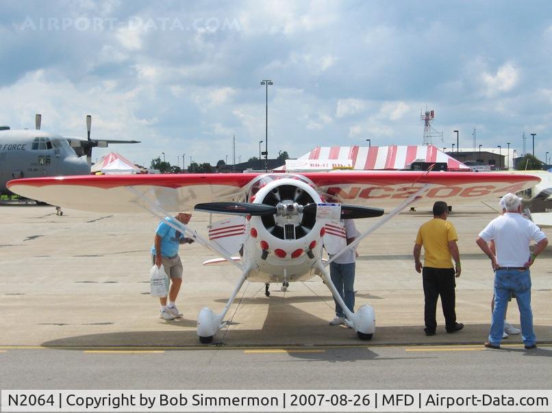 N2064, 1937 Monocoupe 110 Special C/N A748, EAA MERFI event at Mansfield, OH
