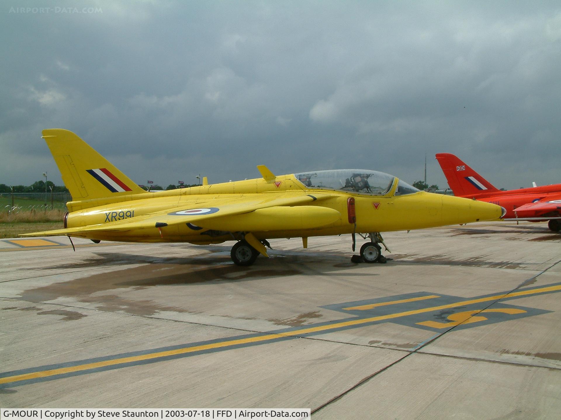G-MOUR, 1964 Hawker Siddeley Gnat T.1 C/N FL596, Royal International Air Tattoo 2003