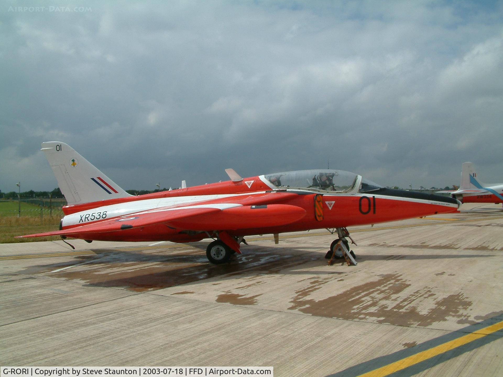 G-RORI, 1963 Hawker Siddeley Gnat T.1 C/N FL549, Royal International Air Tattoo 2003