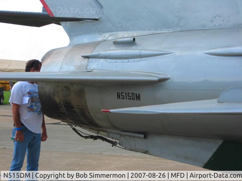 N515DM, Mikoyan-Gurevich MiG-21 Fishbed C/N Not found, Mig 21 