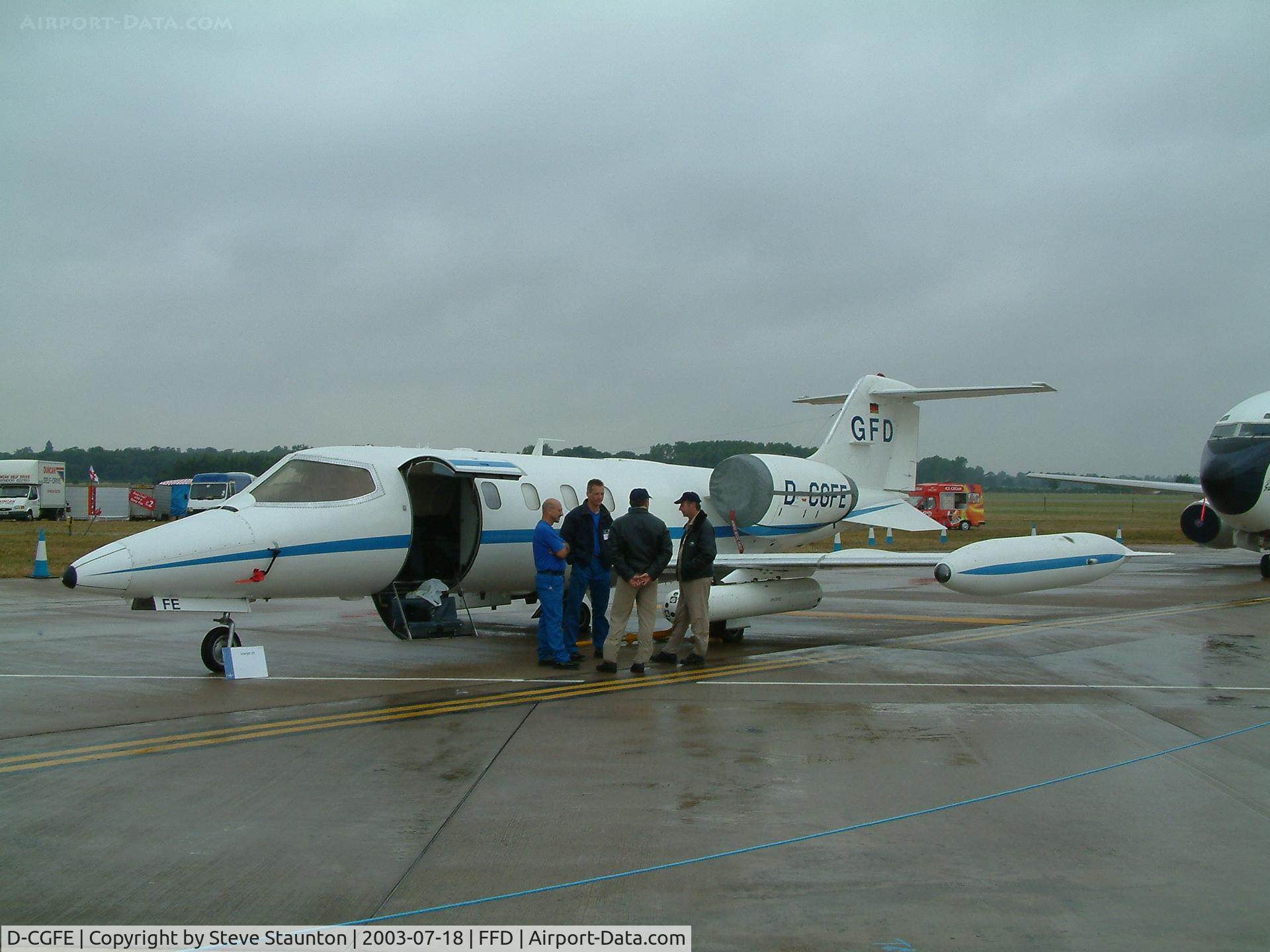 D-CGFE, 1981 Gates Learjet 36A C/N 36A-062, Royal International Air Tattoo 2003