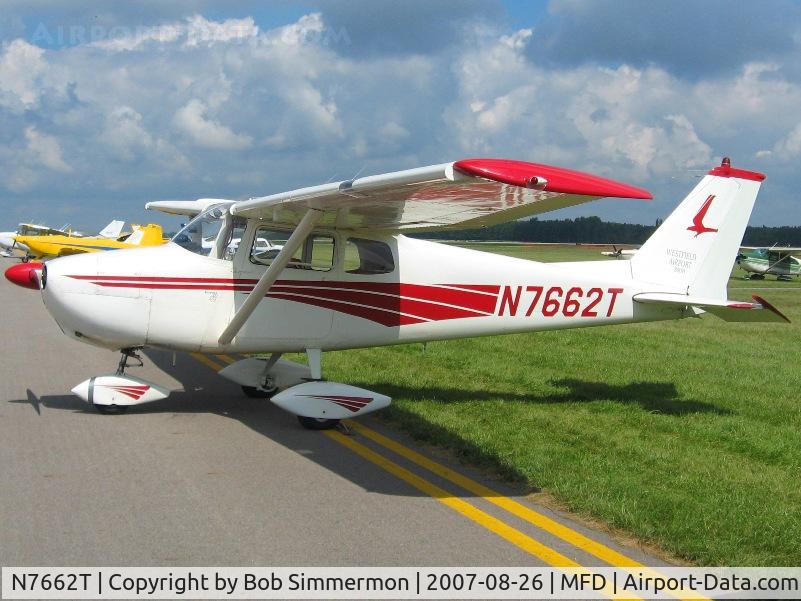 N7662T, 1960 Cessna 172A C/N 47262, EAA MERFI event at Mansfield, OH