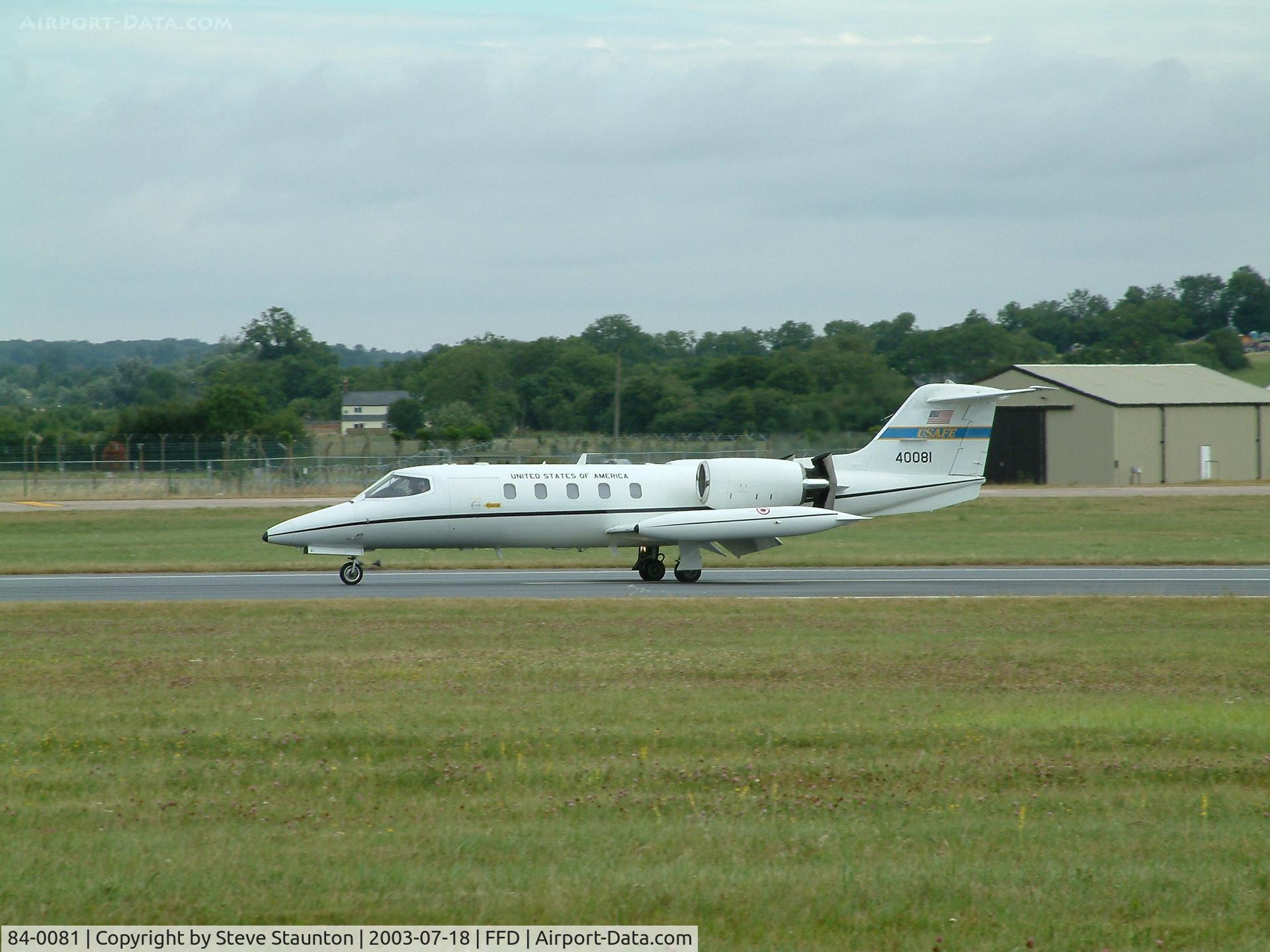 84-0081, 1984 Gates Learjet 35A (C-21A) C/N 35A-527, Royal International Air Tattoo 2003