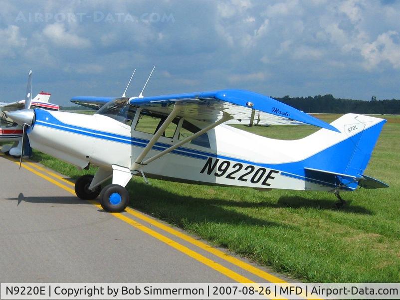 N9220E, 1977 Maule M-5-235C Lunar Rocket C/N 7111C, EAA MERFI event at Mansfield, OH