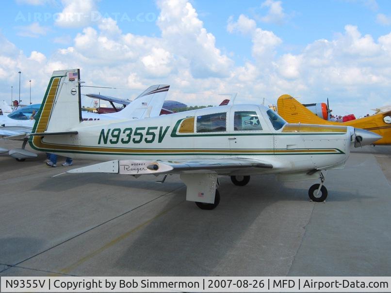 N9355V, 1969 Mooney M20C Ranger C/N 700012, EAA MERFI event at Mansfield, OH