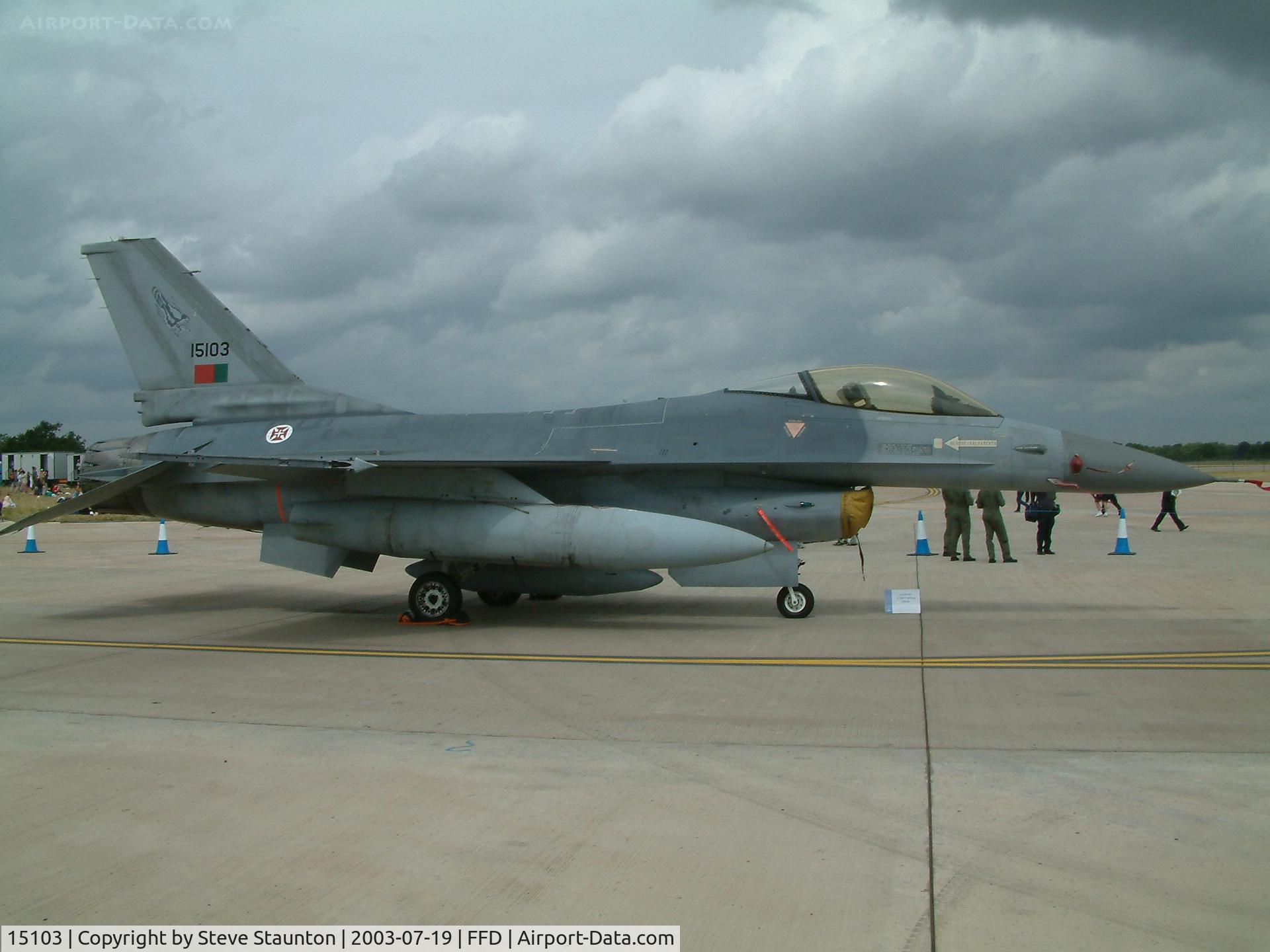 15103, 1993 Lockheed F-16AM Fighting Falcon C/N AA-3, Royal International Air Tattoo 2003