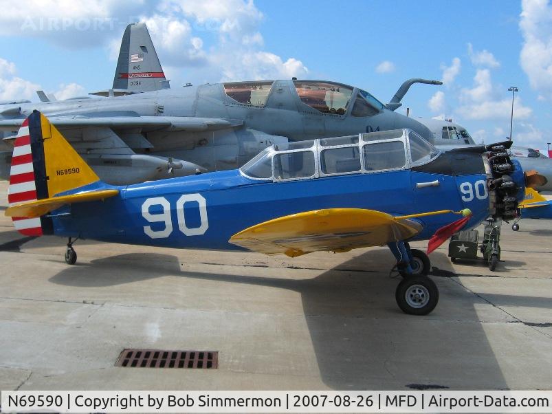 N69590, 1942 Fairchild M-62A-4 C/N T42-4187, EAA MERFI event at Mansfield, OH