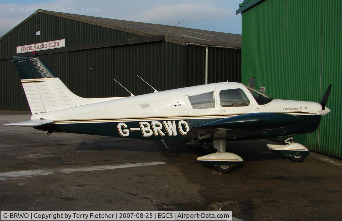 G-BRWO, 1973 Piper PA-28-140 Cherokee C/N 28-7325548, Pa-28-140