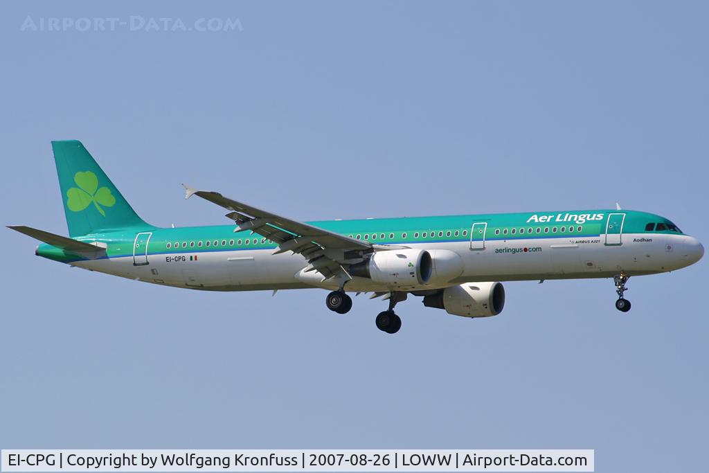 EI-CPG, 1999 Airbus A321-211 C/N 1023, Comin' in from Dublin