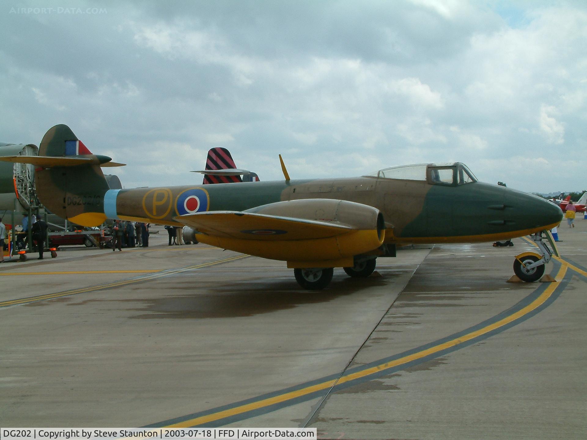 DG202, Gloster Meteor F.9/40 C/N Not found DG202, Royal International Air Tattoo 2003