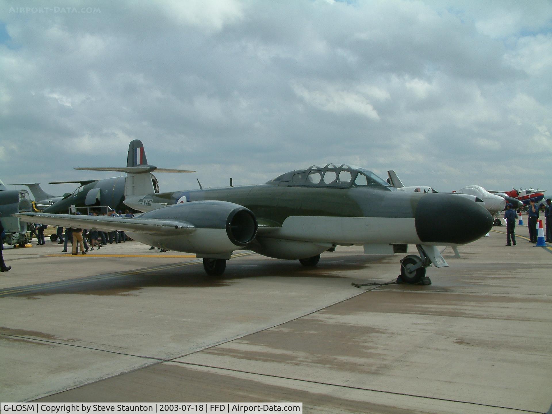 G-LOSM, 1952 Gloster Meteor NF.11 C/N S4/U/2342, Royal International Air Tattoo 2003