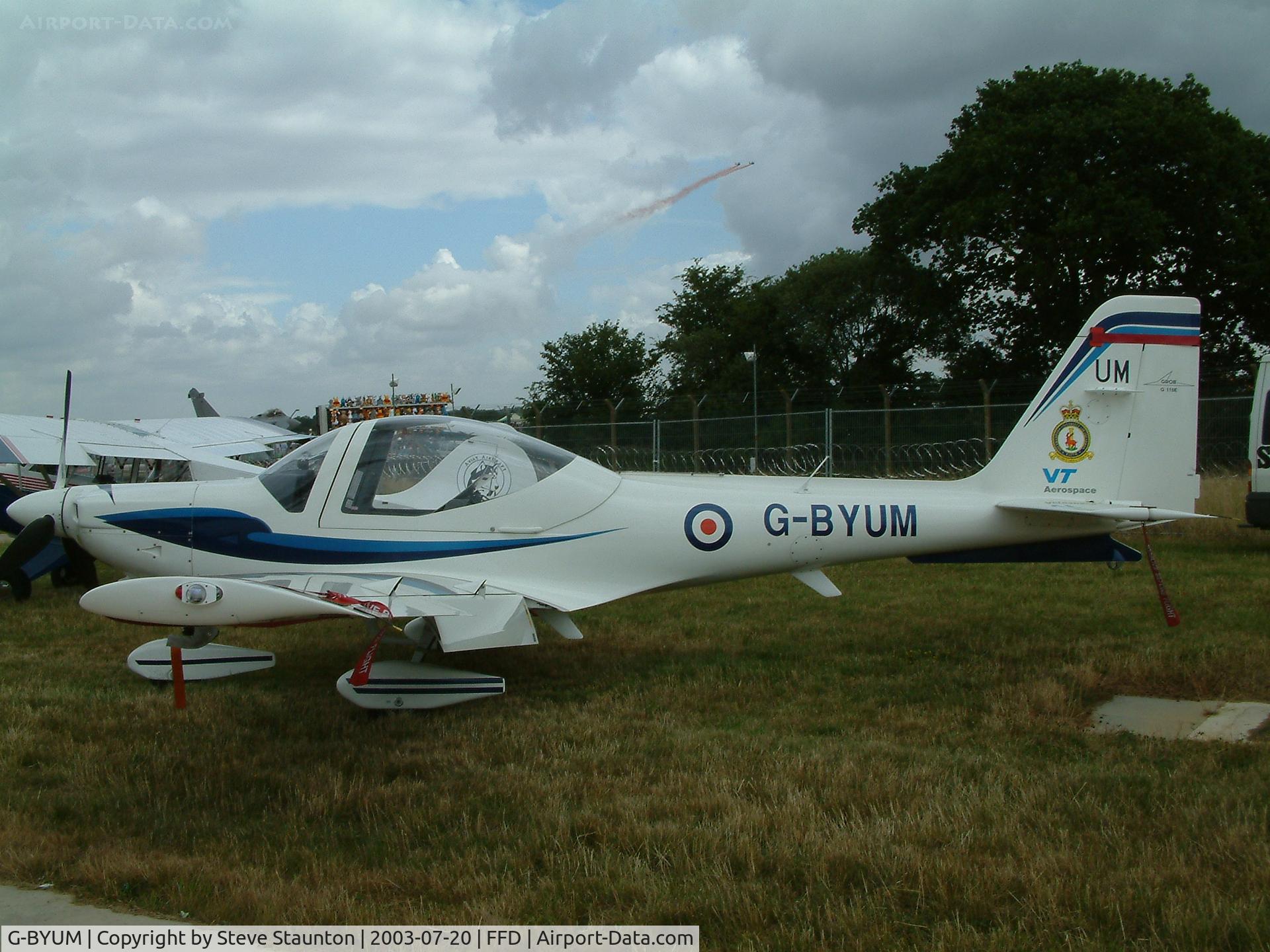G-BYUM, 1999 Grob G-115E Tutor T1 C/N 82098/E, Royal International Air Tattoo 2003