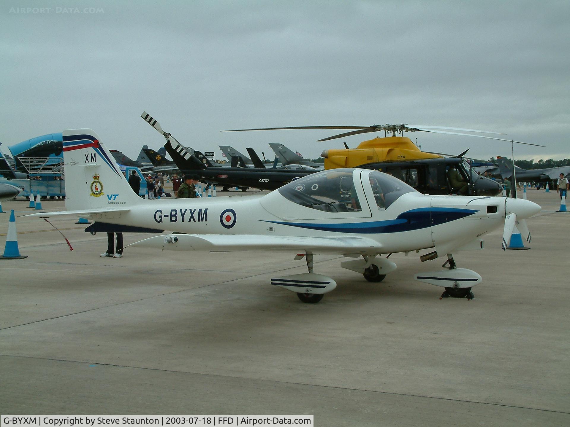 G-BYXM, 2001 Grob G-115E Tutor T1 C/N 82173/E, Royal International Air Tattoo 2003