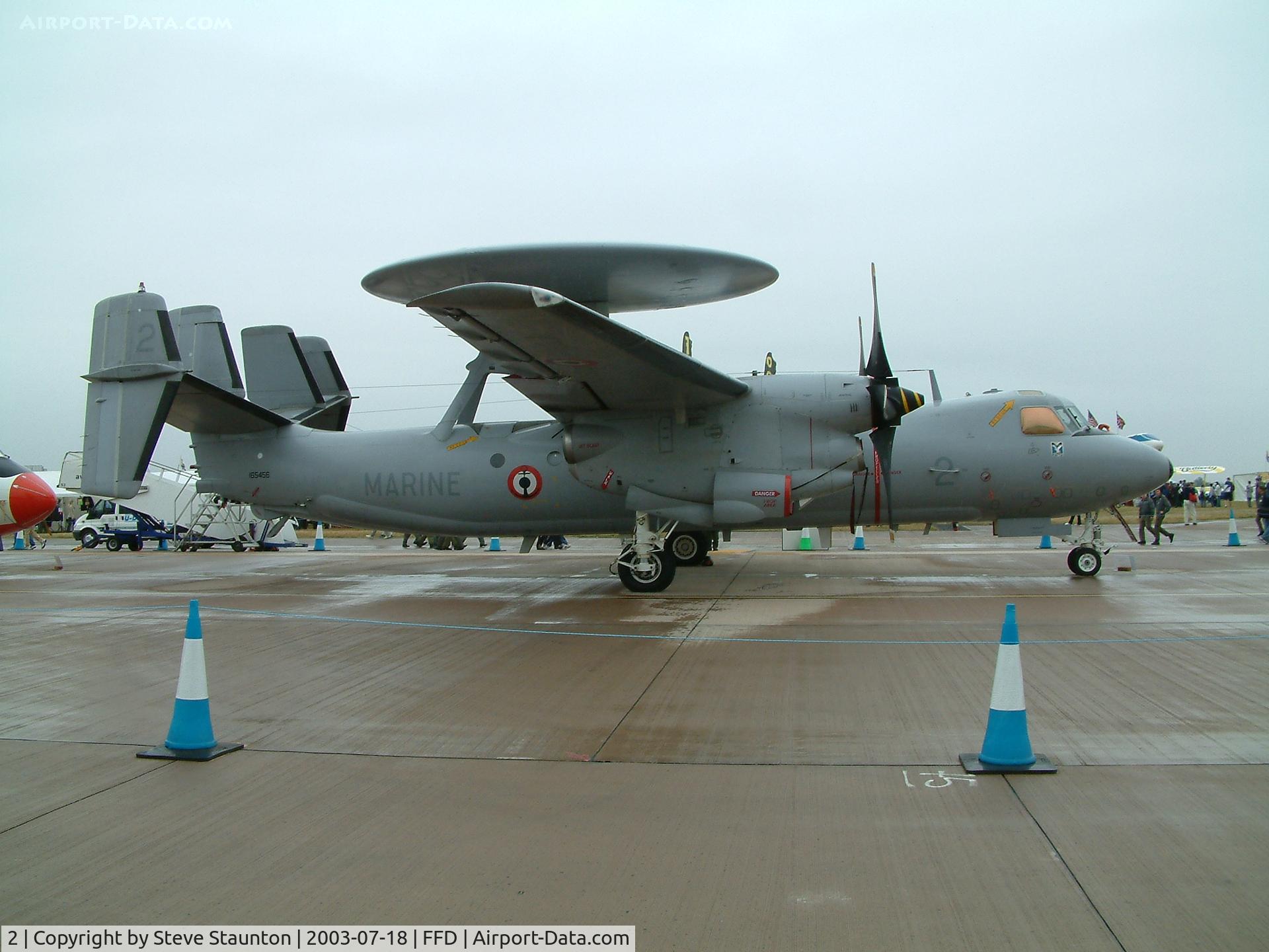 2, Grumman E-2C Hawkeye 2000 (G-123) C/N FR-2, Royal International Air Tattoo 2003