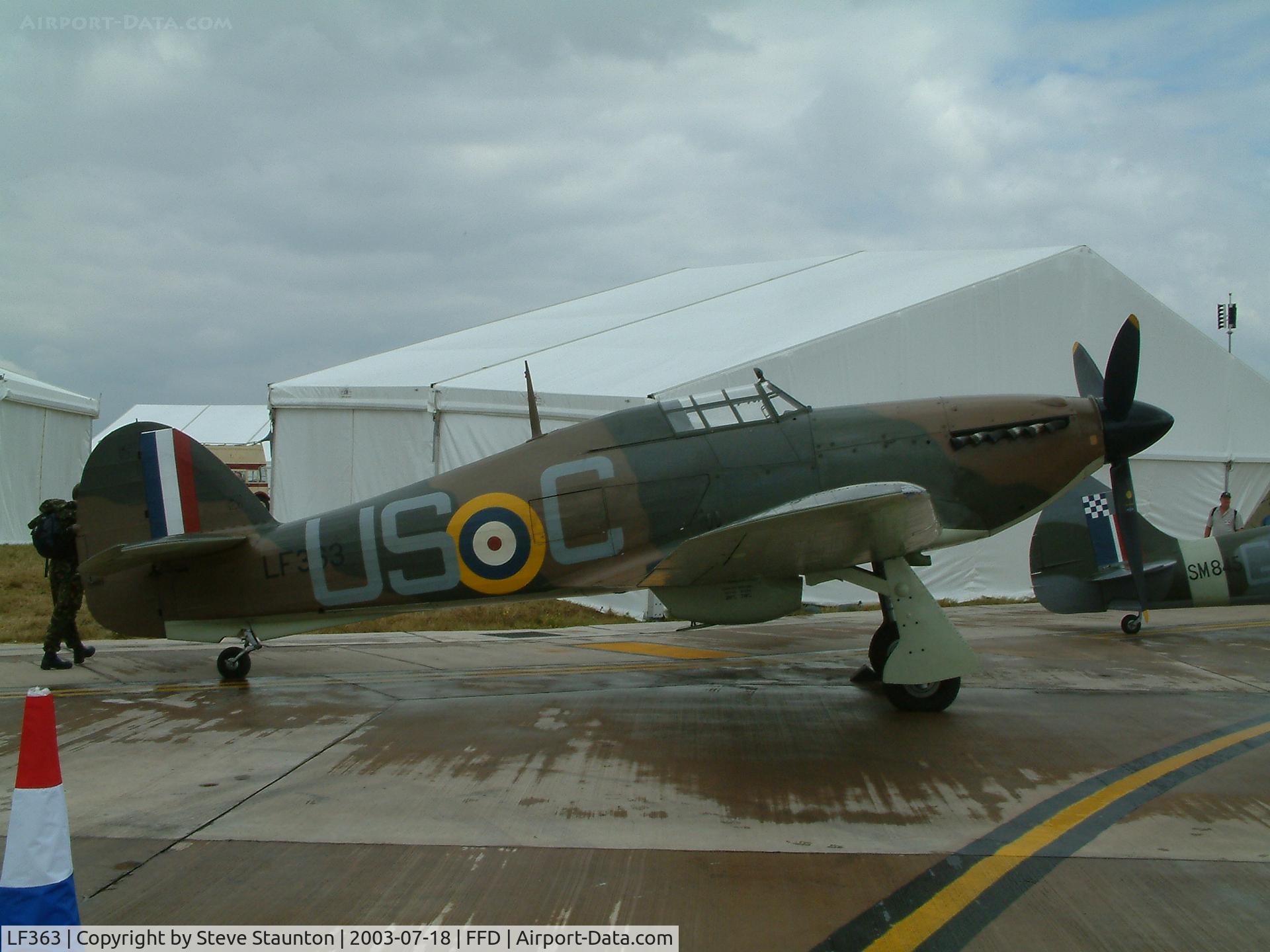 LF363, 1944 Hawker Hurricane IIC C/N 41H/469290, Royal International Air Tattoo 2003