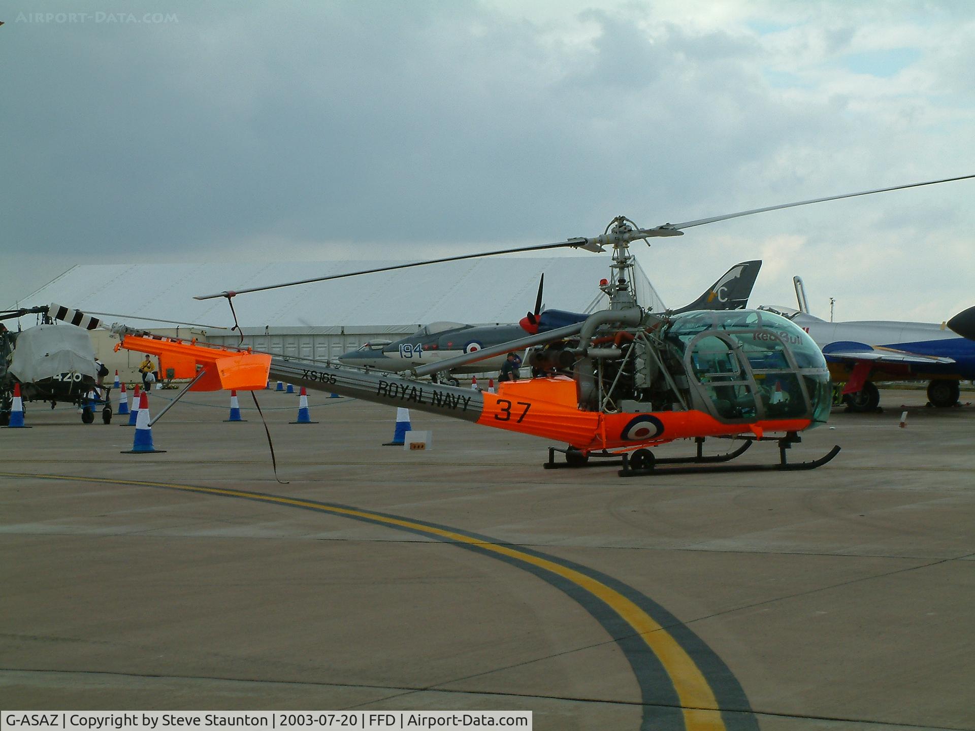G-ASAZ, 1960 Hiller UH-12E C/N 2070, Royal International Air Tattoo 2003