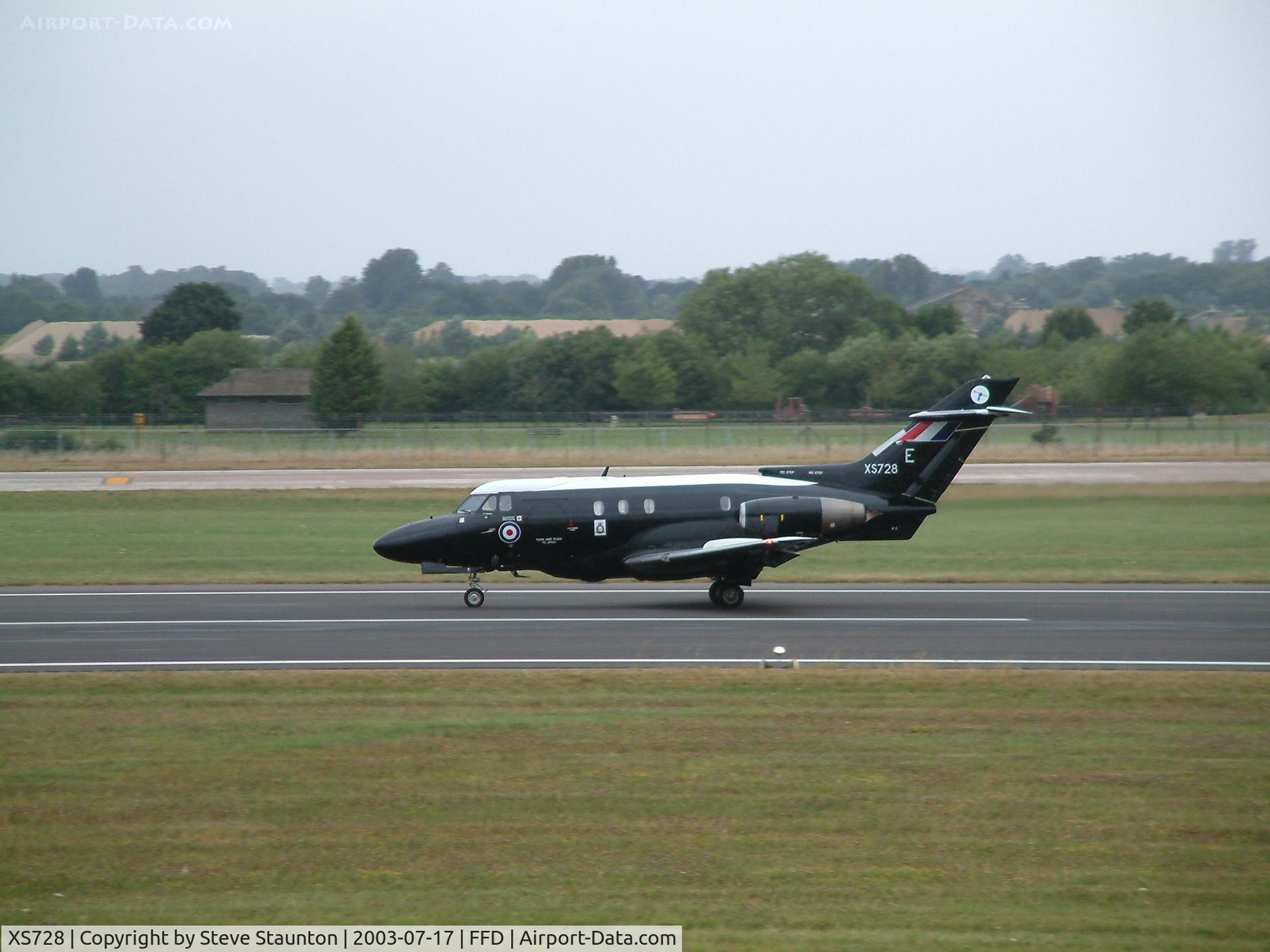 XS728, 1965 Hawker Siddeley HS.125 Dominie T.1 C/N 25048, Royal International Air Tattoo 2003